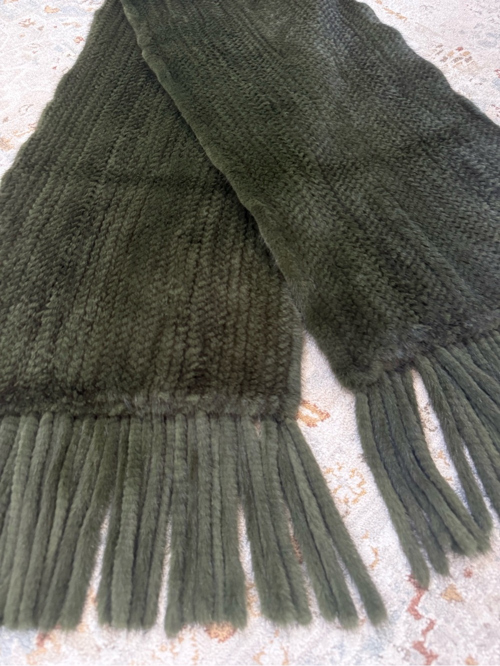 Luxury Mink Fur Shawl Scarf Ponchos - Picture 3 of 4
